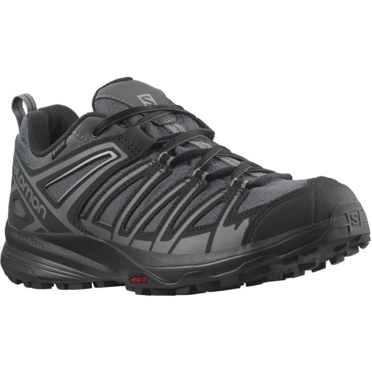 Tenis Senderismo Salomon X Crest GTX Hombre Negros | MX ECFO197